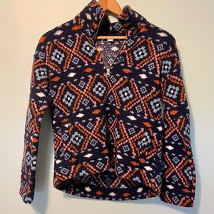 Old Navy Multi-Colored Sherpa Pullover